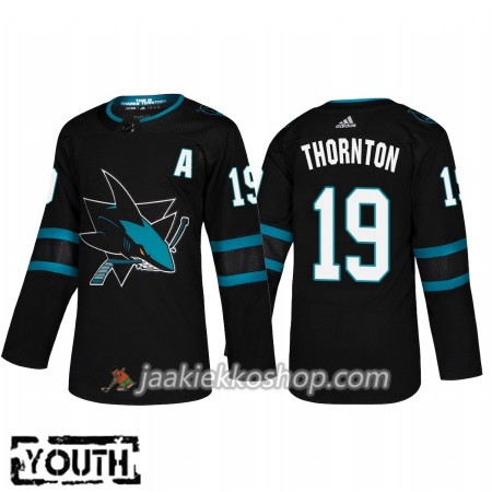 Lapsille NHL San Jose Sharks Pelipaita Joe Thornton 19 Adidas Alternate 2018-19 Authentic